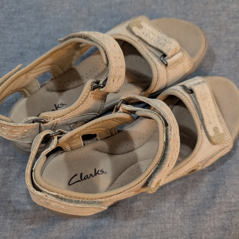 Clarks Kids Sandals - Tan